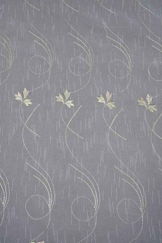 NAKIŞ 13 MODEL KREM RENK TEK KANAT Hazır dikilmiş Pileli Fon Perde 300*260 cm - 8