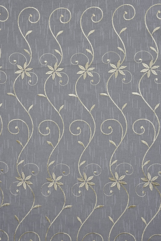 NAKIŞ 14 MODEL KREM RENK TEK KANAT Hazır dikilmiş Pileli Fon Perde 300*260 cm - 8