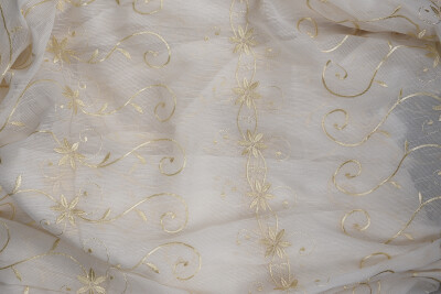 NAKIŞ 14 MODEL KREM RENK TEK KANAT Hazır dikilmiş Pileli Fon Perde 300*260 cm - 9