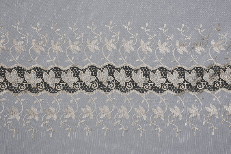 NAKIŞ 16 MODEL KREM RENK TEK KANAT Hazır dikilmiş Pileli Fon Perde 300*260 cm - 5