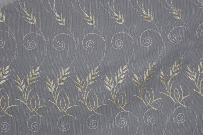 NAKIŞ 9 MODEL KREM RENK TEK KANAT Hazır dikilmiş Pileli Fon Perde 300*260 cm - 3