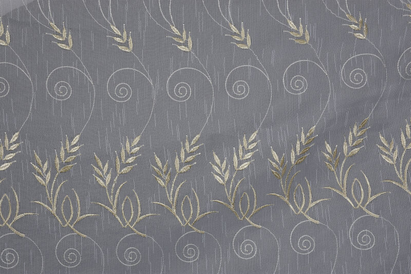 NAKIŞ 9 MODEL KREM RENK TEK KANAT Hazır dikilmiş Pileli Fon Perde 300*260 cm - 3