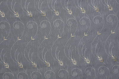 NAKIŞ 9 MODEL KREM RENK TEK KANAT Hazır dikilmiş Pileli Fon Perde 300*260 cm - 5