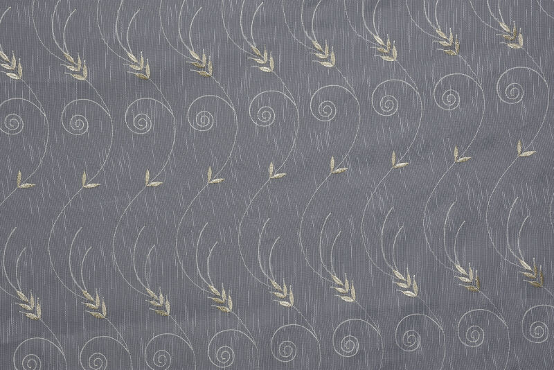 NAKIŞ 9 MODEL KREM RENK TEK KANAT Hazır dikilmiş Pileli Fon Perde 300*260 cm - 5