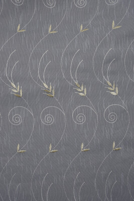 NAKIŞ 9 MODEL KREM RENK TEK KANAT Hazır dikilmiş Pileli Fon Perde 300*260 cm - 7