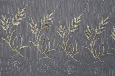 NAKIŞ 9 MODEL KREM RENK TEK KANAT Hazır dikilmiş Pileli Fon Perde 300*260 cm - 8