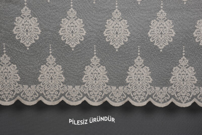 NOKTALI DAMAKS MODEL VİZON RENK PİLESİZ TEK KANAT Fon Perde 300*260 cm - 6