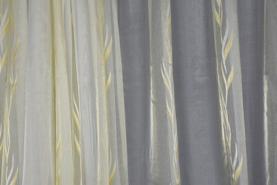 ORGANZE 1250 KREM RENK 5_3 Hazır dikilmiş Pileli Fon Perde 300*260 cm - 4