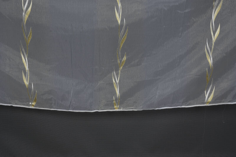 ORGANZE 1250 KREM RENK 5_3 Hazır dikilmiş Pileli Fon Perde 300*260 cm - 5