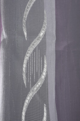 ORGANZE 1550 KREM RENK 5_3 Hazır dikilmiş Pileli Fon Perde 300*260 cm - 3