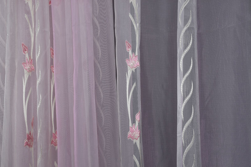 ORGANZE 1550 KREM RENK 5_3 Hazır dikilmiş Pileli Fon Perde 300*260 cm - 4