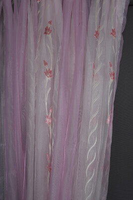 ORGANZE 1550 KREM RENK 5_3 Hazır dikilmiş Pileli Fon Perde 300*260 cm - 8