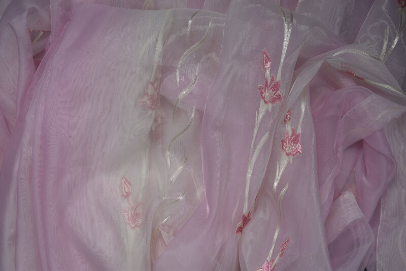 ORGANZE 1550 KREM RENK 5_3 Hazır dikilmiş Pileli Fon Perde 300*260 cm - 9