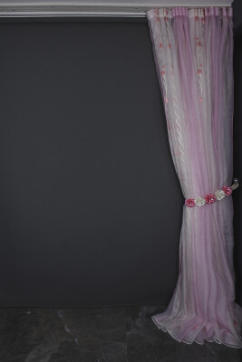 ORGANZE 1550 KREM RENK 5_3 Hazır dikilmiş Pileli Fon Perde 300*260 cm - 11