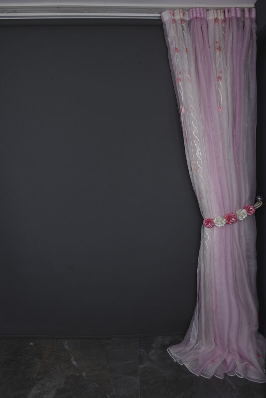 ORGANZE 1550 KREM RENK 5_3 Hazır dikilmiş Pileli Fon Perde 300*260 cm - 11