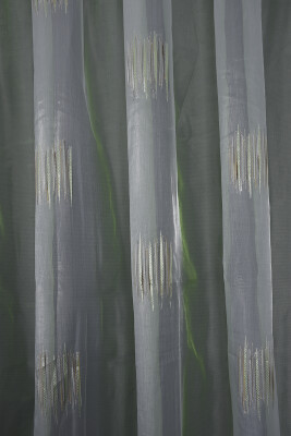 ORGANZE 1650 KREM RENK 5_3 Hazır dikilmiş Pileli Fon Perde 300*260 cm - 3