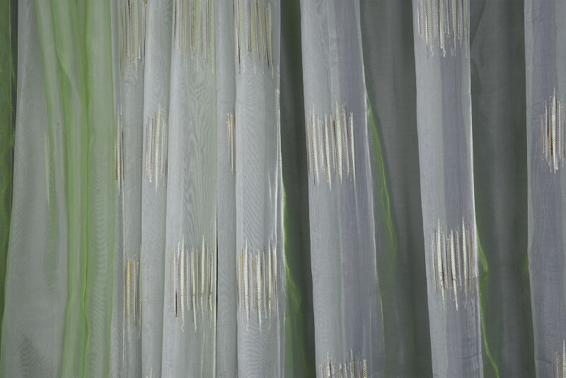 ORGANZE 1650 KREM RENK 5_3 Hazır dikilmiş Pileli Fon Perde 300*260 cm - 4