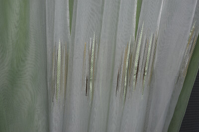 ORGANZE 1650 KREM RENK 5_3 Hazır dikilmiş Pileli Fon Perde 300*260 cm - 6