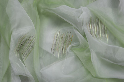 ORGANZE 1650 KREM RENK 5_3 Hazır dikilmiş Pileli Fon Perde 300*260 cm - 8