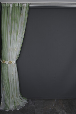 ORGANZE 1650 KREM RENK 5_3 Hazır dikilmiş Pileli Fon Perde 300*260 cm - 9