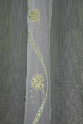 ORGANZE 1750 KREM RENK 5_3 Hazır dikilmiş Pileli Fon Perde 300*260 cm - 3