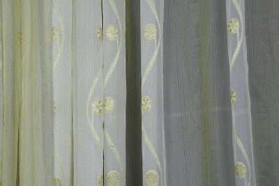 ORGANZE 1750 KREM RENK 5_3 Hazır dikilmiş Pileli Fon Perde 300*260 cm - 4