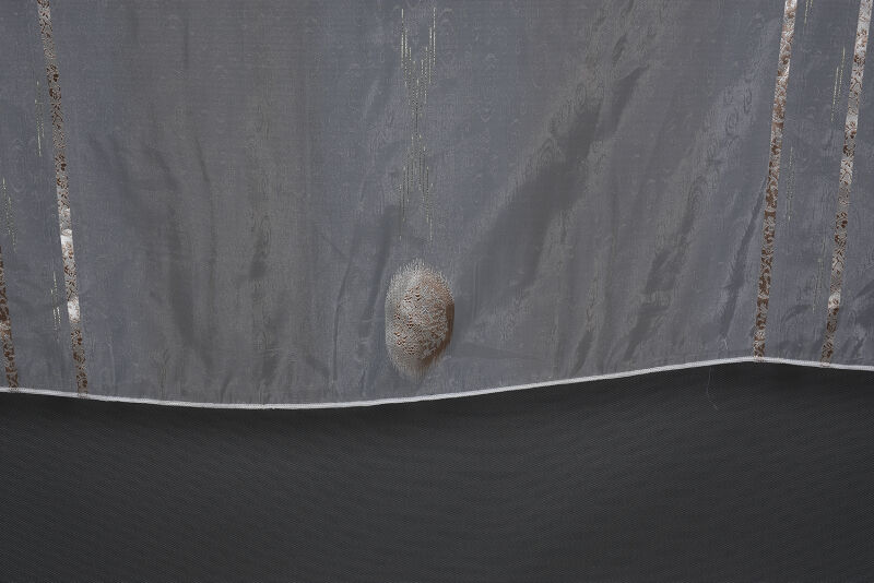 ORGANZE 1800 KREM RENK 5_3 Hazır dikilmiş Pileli Fon Perde 300*260 cm - 3