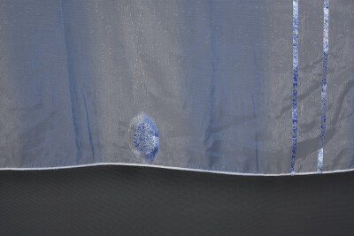 ORGANZE 1900 KREM RENK 5_3 Hazır dikilmiş Pileli Fon Perde 300*260 cm - 5