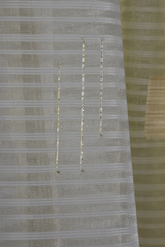 ORGANZE 1950 KREM RENK 5_3 Hazır dikilmiş Pileli Fon Perde 300*260 cm - 6