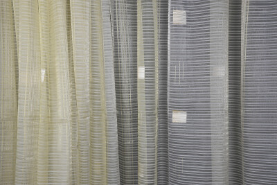 ORGANZE 1950 KREM RENK 5_3 Hazır dikilmiş Pileli Fon Perde 300*260 cm - 1