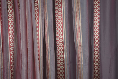 ORGANZE 2050 KREM RENK 5_3 Hazır dikilmiş Pileli Fon Perde 300*260 cm - 2