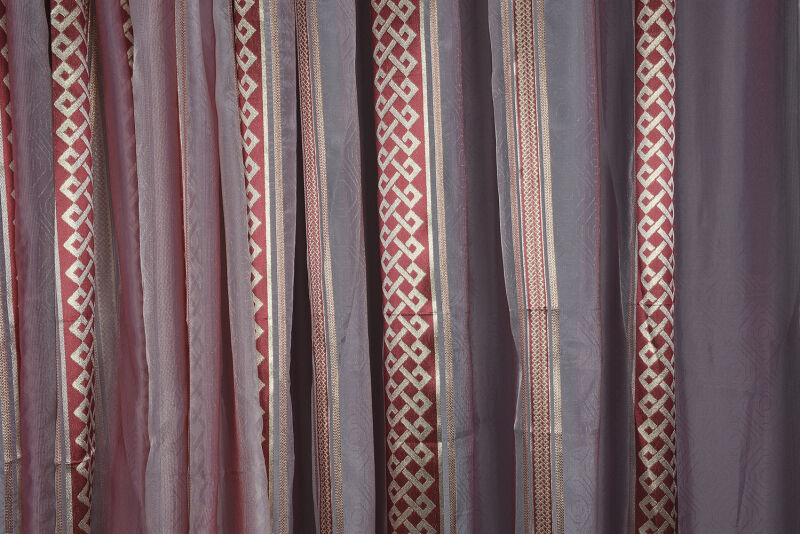 ORGANZE 2050 KREM RENK 5_3 Hazır dikilmiş Pileli Fon Perde 300*260 cm - 2