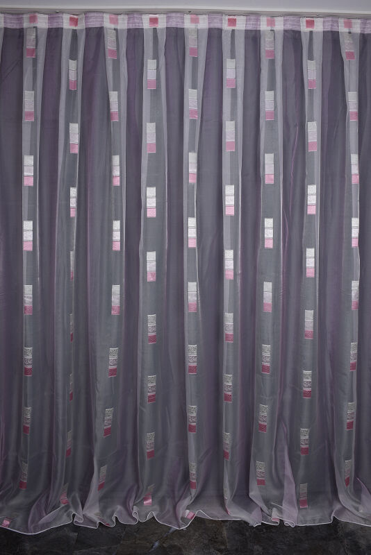 ORGANZE 2150 KREM RENK 5_3 Hazır dikilmiş Pileli Fon Perde 300*260 cm - 1