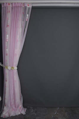 ORGANZE 2150 KREM RENK 5_3 Hazır dikilmiş Pileli Fon Perde 300*260 cm - 8