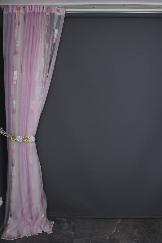 ORGANZE 2150 KREM RENK 5_3 Hazır dikilmiş Pileli Fon Perde 300*260 cm - 8