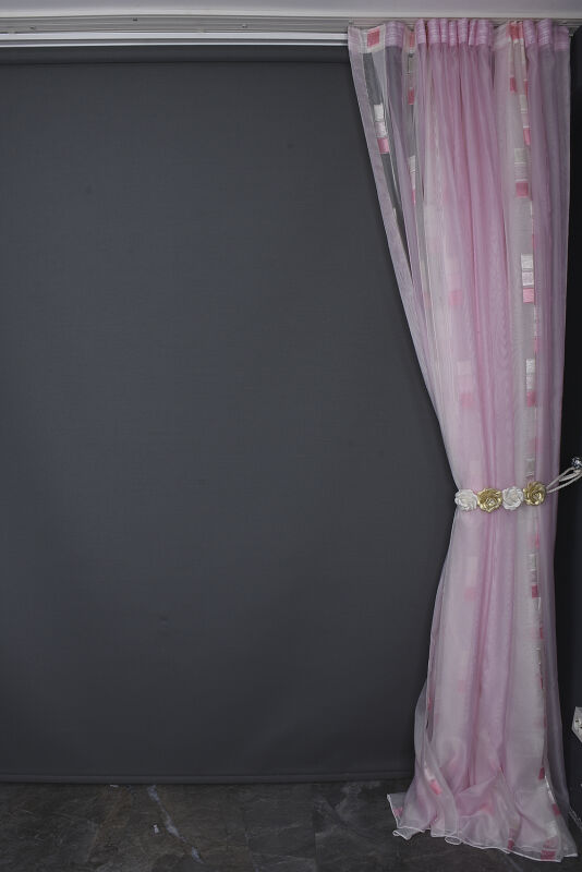 ORGANZE 2150 KREM RENK 5_3 Hazır dikilmiş Pileli Fon Perde 300*260 cm - 9