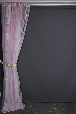 ORGANZE 2150 KREM RENK 5_3 Hazır dikilmiş Pileli Fon Perde 300*260 cm - 7