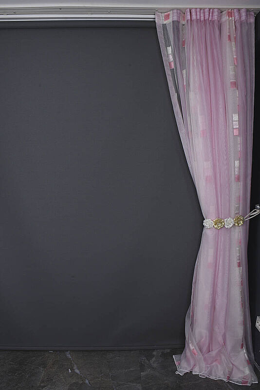 ORGANZE 2150 KREM RENK 5_3 Hazır dikilmiş Pileli Fon Perde 300*260 cm - 8