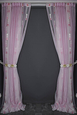 ORGANZE 2150 KREM RENK 5_3 Hazır dikilmiş Pileli Fon Perde 300*260 cm - 9