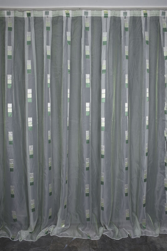 ORGANZE 2200 KREM RENK 5_3 Hazır dikilmiş Pileli Fon Perde 300*260 cm - 1