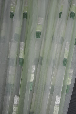 ORGANZE 2200 KREM RENK 5_3 Hazır dikilmiş Pileli Fon Perde 300*260 cm - 5