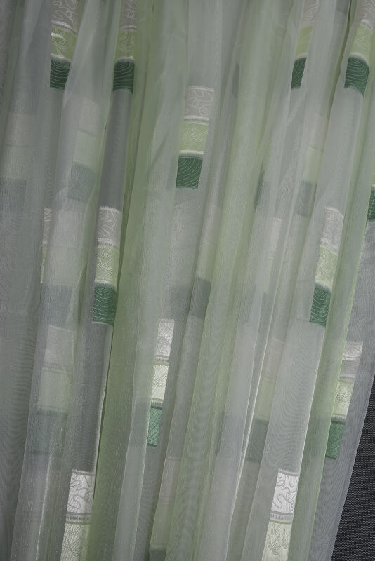 ORGANZE 2200 KREM RENK 5_3 Hazır dikilmiş Pileli Fon Perde 300*260 cm - 5