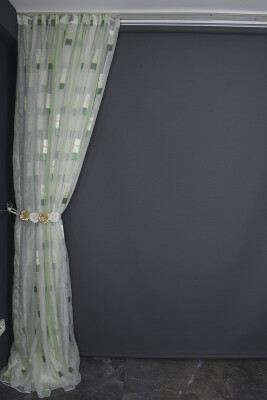 ORGANZE 2200 KREM RENK 5_3 Hazır dikilmiş Pileli Fon Perde 300*260 cm - 6
