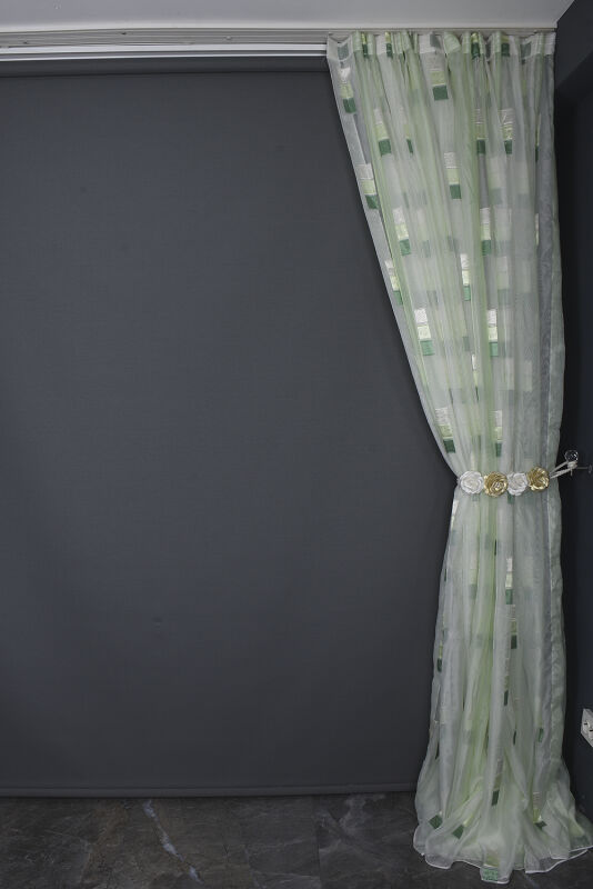 ORGANZE 2200 KREM RENK 5_3 Hazır dikilmiş Pileli Fon Perde 300*260 cm - 7