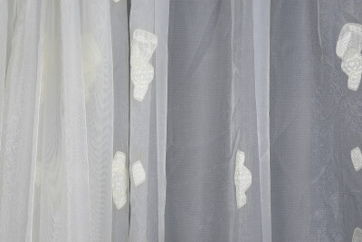 ORGANZE 2250 KREM RENK 5_3 Hazır dikilmiş Pileli Fon Perde 300*260 cm - 2