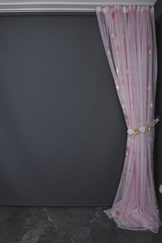 ORGANZE 2350 KREM RENK 5_3 Hazır dikilmiş Pileli Fon Perde 300*260 cm - 8