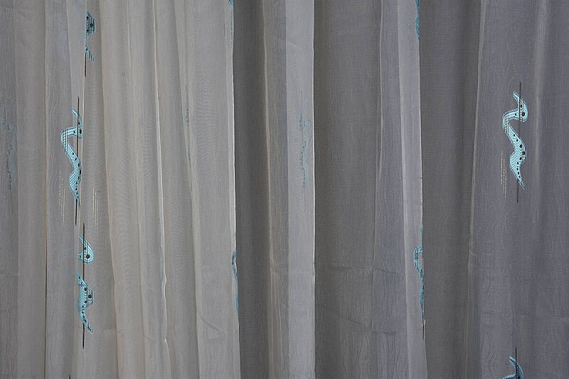 ORGANZE 2400 KREM RENK 5_3 Hazır dikilmiş Pileli Fon Perde 300*260 cm - 2