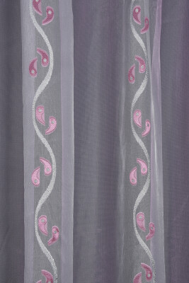 ORGANZE 2550 KREM RENK 5_3 Hazır dikilmiş Pileli Fon Perde 300*260 cm - 2