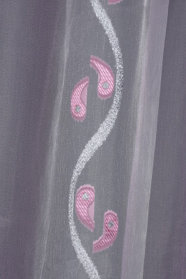 ORGANZE 2550 KREM RENK 5_3 Hazır dikilmiş Pileli Fon Perde 300*260 cm - 3