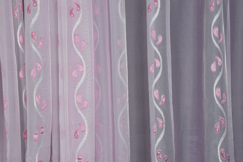 ORGANZE 2550 KREM RENK 5_3 Hazır dikilmiş Pileli Fon Perde 300*260 cm - 4